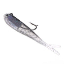 7.5cm Bass Fishing Bait Lead Hook Soft Artificial Sequins Pencil Lure Lifelike