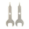 2pc 3/8 Inch Stainless Steel Collet Wrench Key 9.5mm Nut Spanner For Rotary  JR