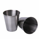 2Pcs Stainless Steel Wine Glass Wine Cup 2.5OZ X9C1
