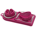 Egg Slicer Garlic Ginger Mushroom Cutter Sandwich Salad Cooking Purple