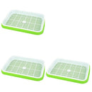 4Pc/Set Plant Flower Germination Tray Box Double-Layer Seed Sprouter Nurser