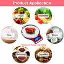 Digital Kitchen Scale 3Kg Stainless Steel Electric Kitchen Scale High Preci