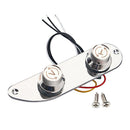 Replacement Tone Volume Control Knob Wired Control Plate for 51P Bass Guitar