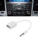 3.5mm Audio AUX Jack to USB 2.0 Type Male A Female OTG Converter Adapter Cable