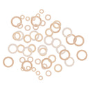 50 wooden ring 30mm 40mm 55mm 65mm 70mm natural wood rings loop Handicrafts