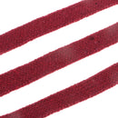 12mm Red Cotton Flat Cord Rope Cushion Clothing Upholstery Edging Trimming