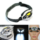Portable 3 Mode 6 LED Headlight Headlamp For Outdoor Activities High Quanlity