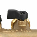 3/4 Inch 4 Way Hose Pipe Splitter Nozzle Switcher Tap Connectors For Garden C2Z9