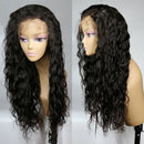 Front Human Hair Wigs For Black Women Remy Peruvian Deep Curly Human Hair L