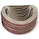 50Pcs Aluminum Oxide Sanding Belts Set 80Grit Sanding Belts Set For Sander  M3K1