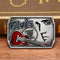 Guitars The King of Rock and Roll Elvis Men's Belt Buckle Suitable Wide BeltTEUS