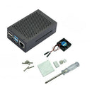 For Raspberry Pi 4 Aluminum Case, for Raspberry Pi 4 Metal Case with Coolin