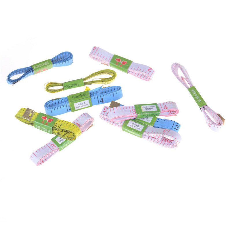 5Pcs 150cm Body Measuring Ruler Sewing Cloth Tailor Tape Soft Measure Tool 3C Gw