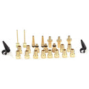 24pcs/set Aluminum Alloy Bicycle Valve Conversion Nozzles Valve Adapter Kit