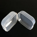 10X Clear Plastic Transparent With Lid Storage Box Collection Container Case JR
