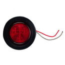 2x Amber 2x Red 2 inch Round 4 LED Trailer Truck Marker Clearance Lamp Kit