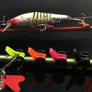 Adjustable Fishing Rod Easy Secure Hook Keeper Holder Lures Jig Lucifer YellowTO
