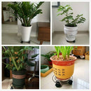 2Pcs 11Inch Plant Flower Stand Heavy Duty Metal Plant Caddy Indoor Coppery