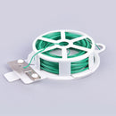 20M Gardening Plant Support Twist Tie Green Wire Roll and Cutter Garden tieB Hn