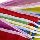 colorful 10m bunting banner triangle flags brithday graduation party deco JR