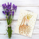 5D DIY Drills Diamond Painting Crown Deer Greeting Card Wedding Party Gifts
