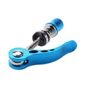Aluminium Alloy Quick Release Bike Seat Post Clamp Seatpost Skewer blue A