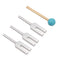 4Pcs/Set Aluminum Alloy Angel Crystal Tuning Fork 4096Hz/4160Hz/4225Hz Ener