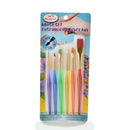 6 Pcs/Set Paint Brush Set New Nylon Handle Brush Kid Watercolor Drawing Z
