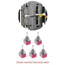 5pcs Mini 3 Positions 6Pin Toggle Switch MTS-223 Dual Reset Power Switch A