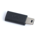 Black Micro USB Female to Mini USB Male Adapter Charger Converter AdaptorB Bj