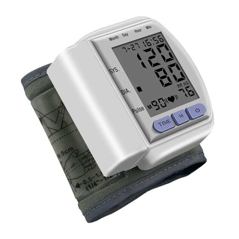 Lcd Wrist Bp Blood Pressure Monitor Pulse Rate Fitness Blood Pressure Tonom T5S8