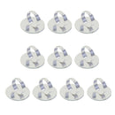 10 Pieces Silverwhite 25mm Adjustable Rings Base Blank Settings Round Ring Pad