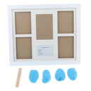 Boys and Girls Photo Frame Kit DIY Handprint Picture Album - Blue