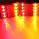 2x12V 8LED Rear Tail Light Brake Stop Lamp Indicator Trailers Truck Van Caravans