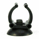 2Pcs Black Aquarium Cup Clip Sucker Tank Air Pump Heater Tubing Suction Hol Y8D3