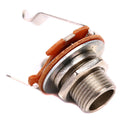 1Pc 6.35mm 2-Conductor Mono Chassis Guitar Jack Input Output Guitar Accessory SE