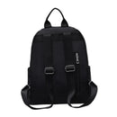 Casual Ladies Backpack Black Waterproof Nylon Bag Girl Fashion Travel Backp