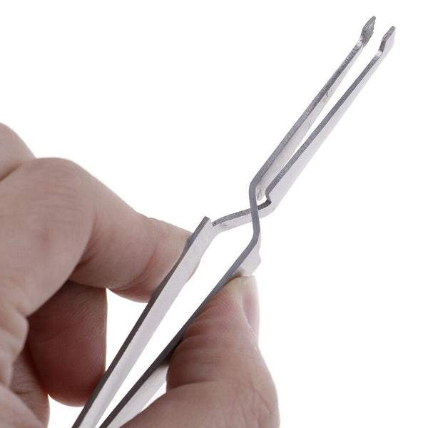 Stainless steel dental bracket holder orthodontic serrated instruments tweeze SE