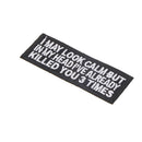 1pc i may look cloth badges patch embroidered applique sewing label patches Z