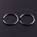 40Pcs Colorful Stainless Steel Nose Rings Piercing Lip Hoop Piercing Jewelry  JR