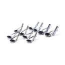 80pcs 10Sizes Steel Fishing Rod Pole Guide Tip Top Ring Eye Repair Kit Black_ES