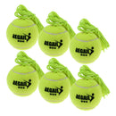 6Pack Tennis Skill Training Exercise Ball Tennis Trainer Practice Ball with Rope