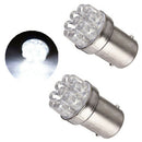 2* Lamp Signal SMD Car Auto White 1156 BA15S 9 12V LED Turn Backup Light Bulbs