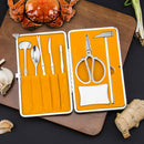 8 Pieces/set Stainless Steel Eating Crab Tools Lobster Crab Cracker Tools Kit