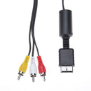 Audio Video to RCA AV Adapter Cable for PlayStation2/3 Game Console