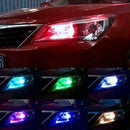 LED Car Lights Bulbs RGB Strobe Led Lamp Reading Lights Control With Remote H7H4