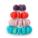 3 Pcs Macaron Display Towel 4 Tier Dessert Display Rack Wedding Party Buffet