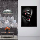 Diamond Painting Vampire Mouth Full Round Rhinestone Picture Set 30x40cm