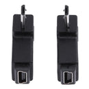2pcs 90 Degree Mini USB Female to Micro USB Male Adapter Connector