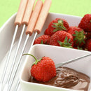 Stainless Steel Color Coding Chocolate Fountain Cheese Fondue Forks with Oa D5U8
